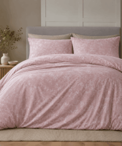 Deluxe Cotton Duvet Cover Set – Blush Mist