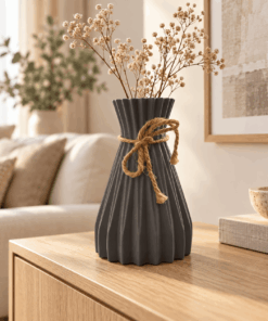 uxurious Artificial Vase – Jute Rope