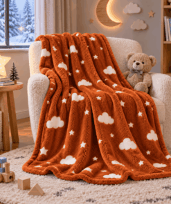 Winter Kids Throw Blankets