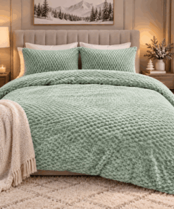 Flannel Duvet Cover Set – Turtle